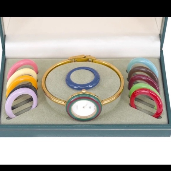 RARE! Gorgeous Gucci Italian Luxury Watch Bracelet - Picture 2 of 6
